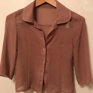 Sweet Button Down Blouse